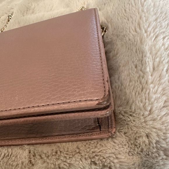 GG MARMONT LEATHER MINI CHAIN BAG - Picture 2 of 8